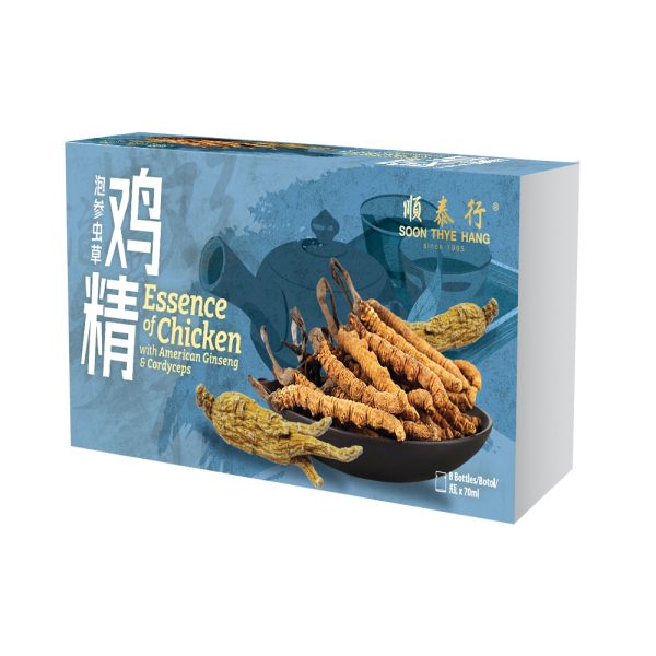 Chicken Essence AGinseng Cordyceps - Pure, additive-free formula to support energy, immunity, and organ health. Ideal for busy lifestyles.