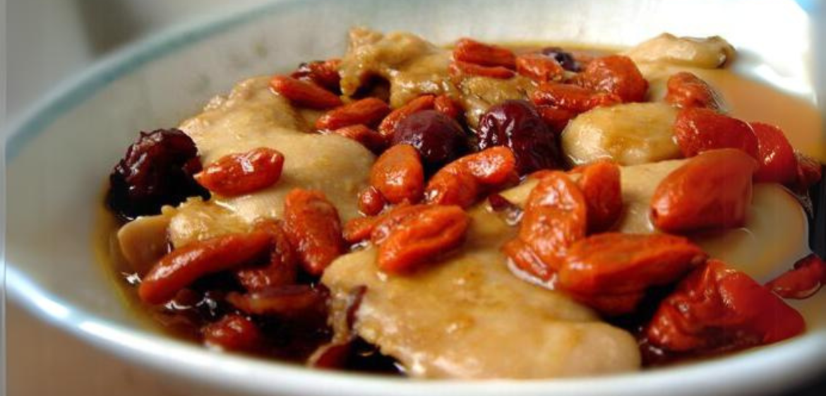 Fish Maw Essence Steamed chicken