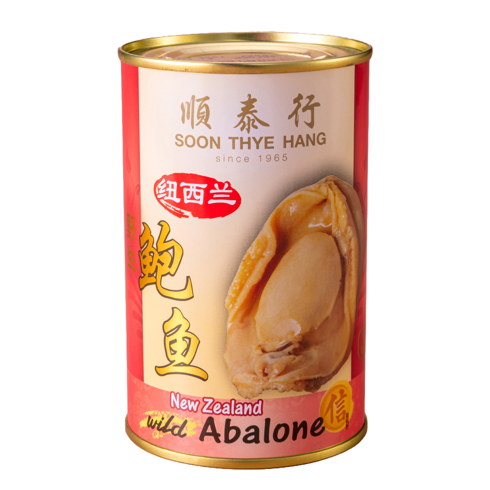 顺泰行纽西兰罐头鲍鱼1头 Soon Thye Hang New Zealand Wild Abalone F1 110GM