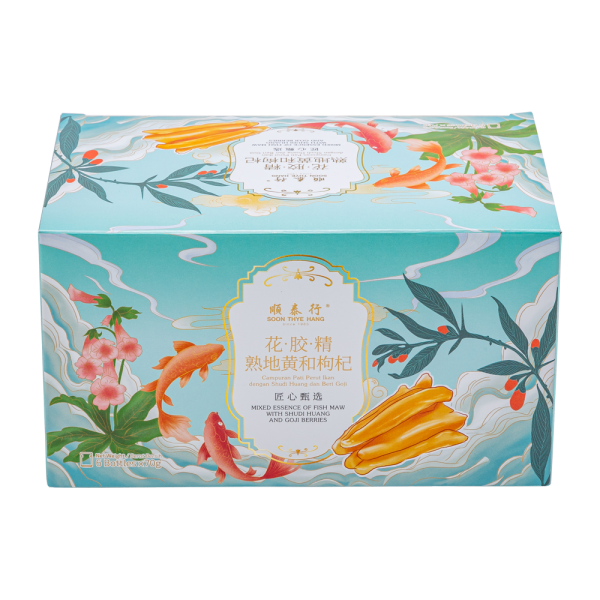 Fish Maw Essence– rich in collagen for joint support, skin hydration, and vitality. 100% natural, with no preservatives, artificial colors, or flavors!