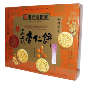 炭烧三式杏仁饼 450gm Assorted Almond Cake 450gm